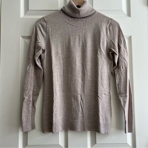Pendleton 100%‎ Merino Wool Turtleneck Sweater Size Small Tan